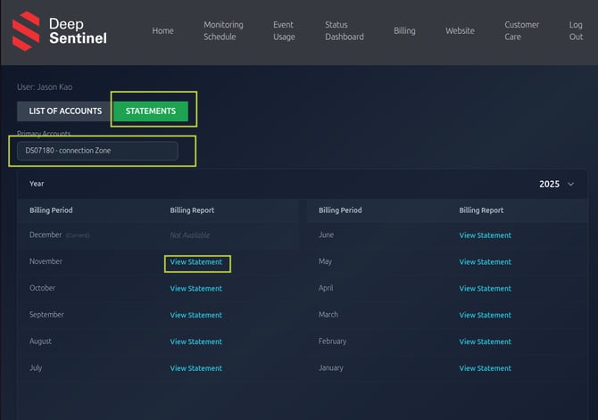 3 - Billing Statements
